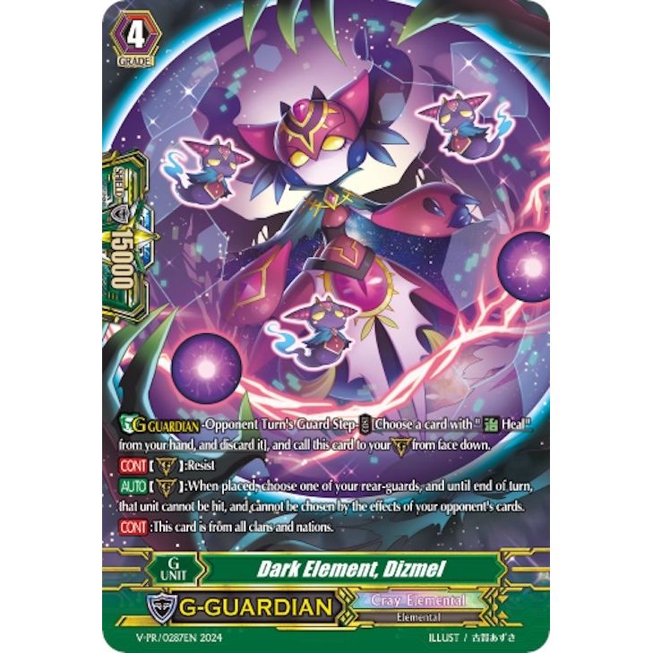 Image for Dark Element, Dizmel (Spring Fest 2024) (V-PR-0287EN) (PR) - Cardfight Vanguard