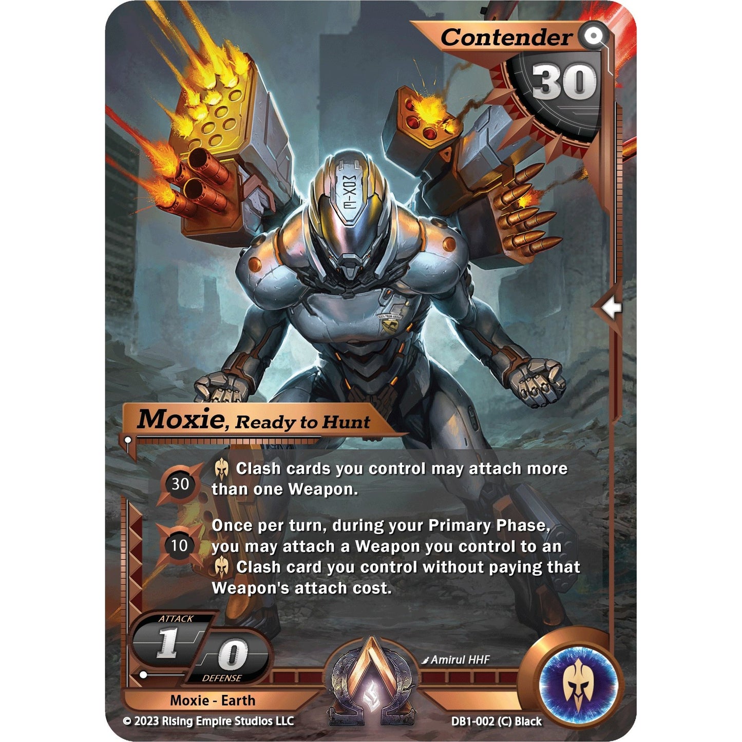 Image for Moxie, Ready to Hunt (DB1-002) (DB1) - Alpha Clash