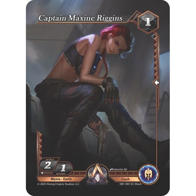 Image for Captain Maxine Riggins (DB1-007) (DB1) - Alpha Clash