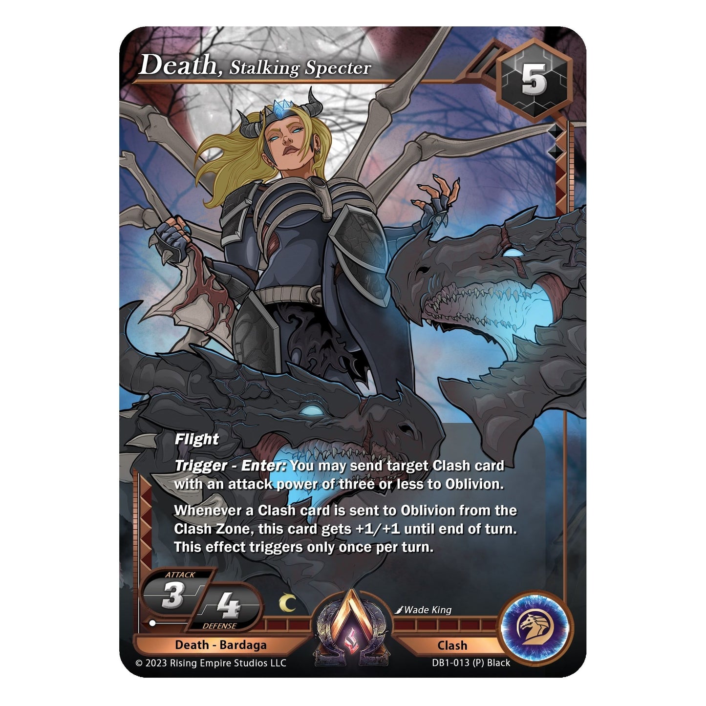 Image for Death, Stalking Specter (Team Covenant Promo) (DB1-013) (DB1) - Alpha Clash