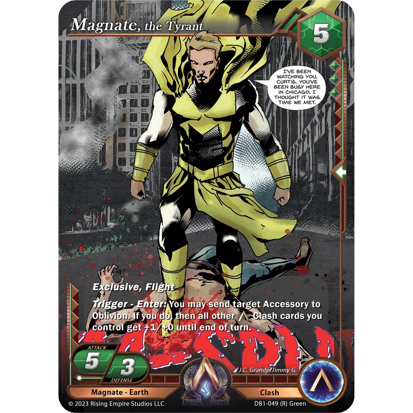 Image for Magnate, the Tyrant (DB1-049) (DB1) - Alpha Clash