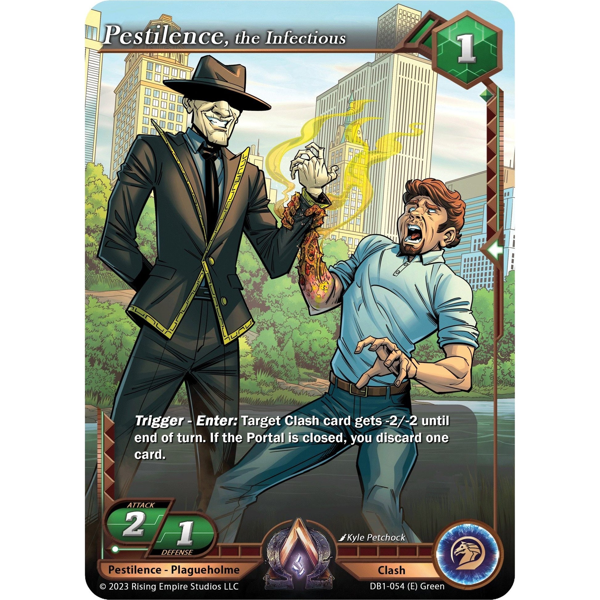 Image for Pestilence, the Infectious (DB1-054) (DB1) - Alpha Clash