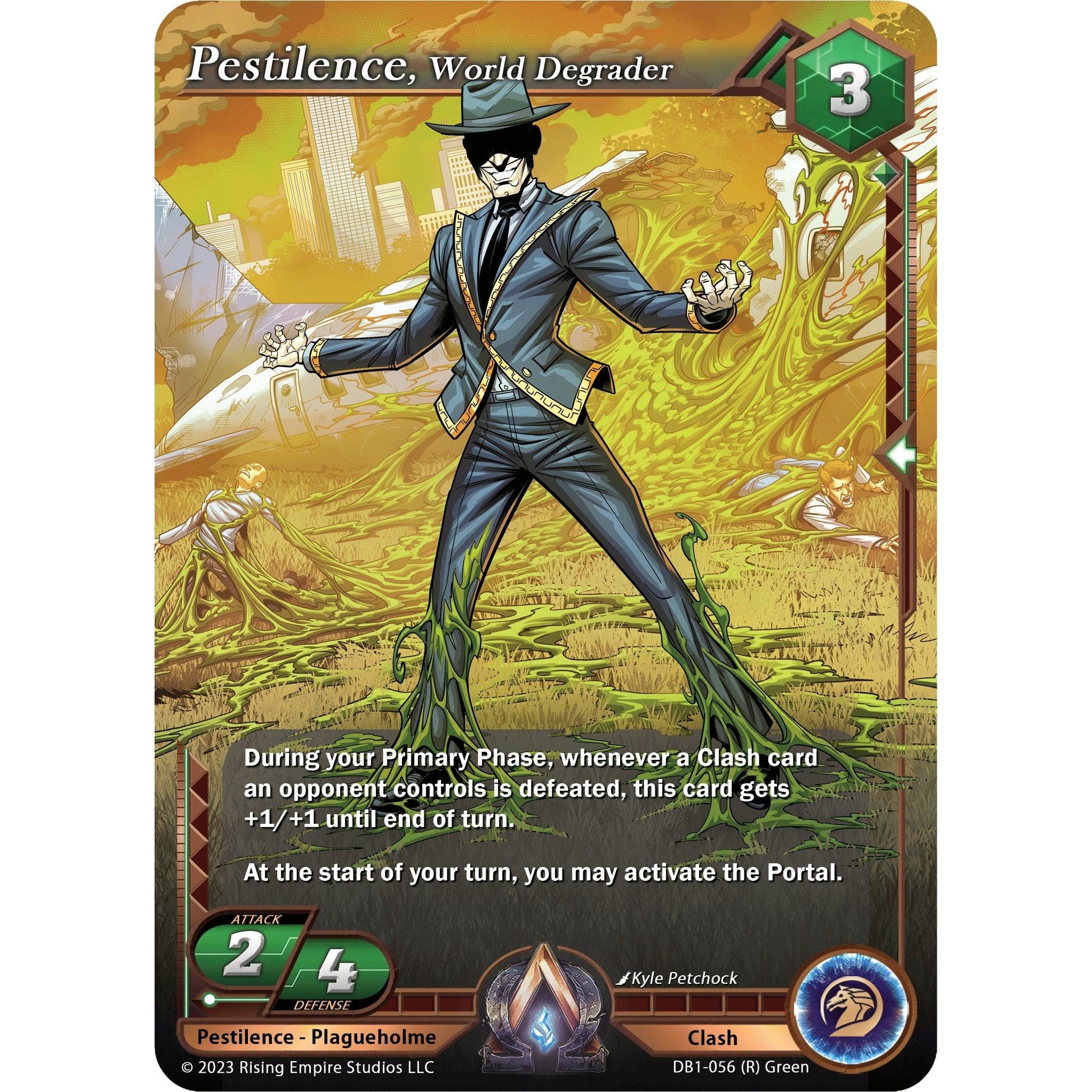 Image for Pestilence, World Degrader (DB1-056) (DB1) - Alpha Clash