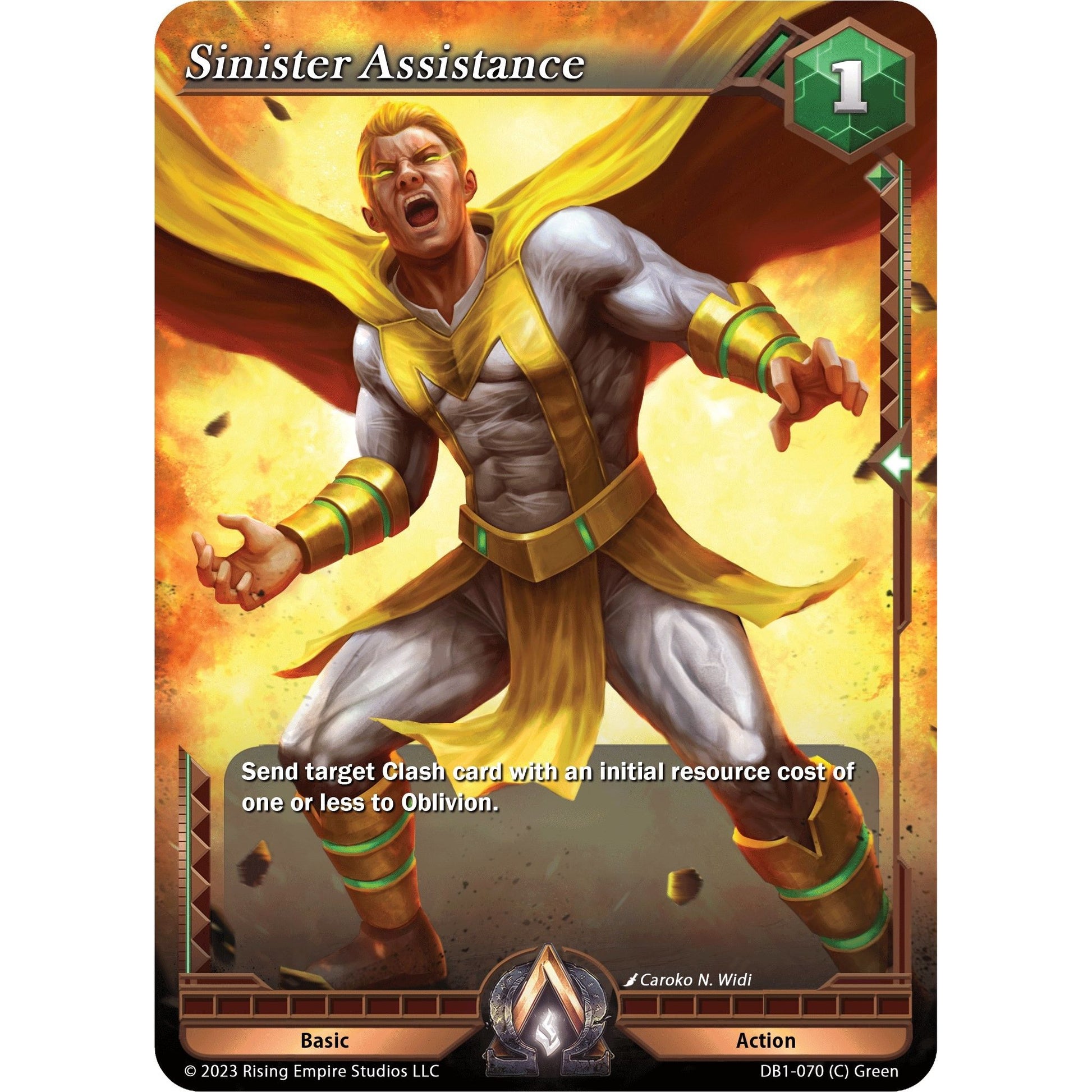 Image for Sinister Assistance (DB1-070) (DB1) - Alpha Clash