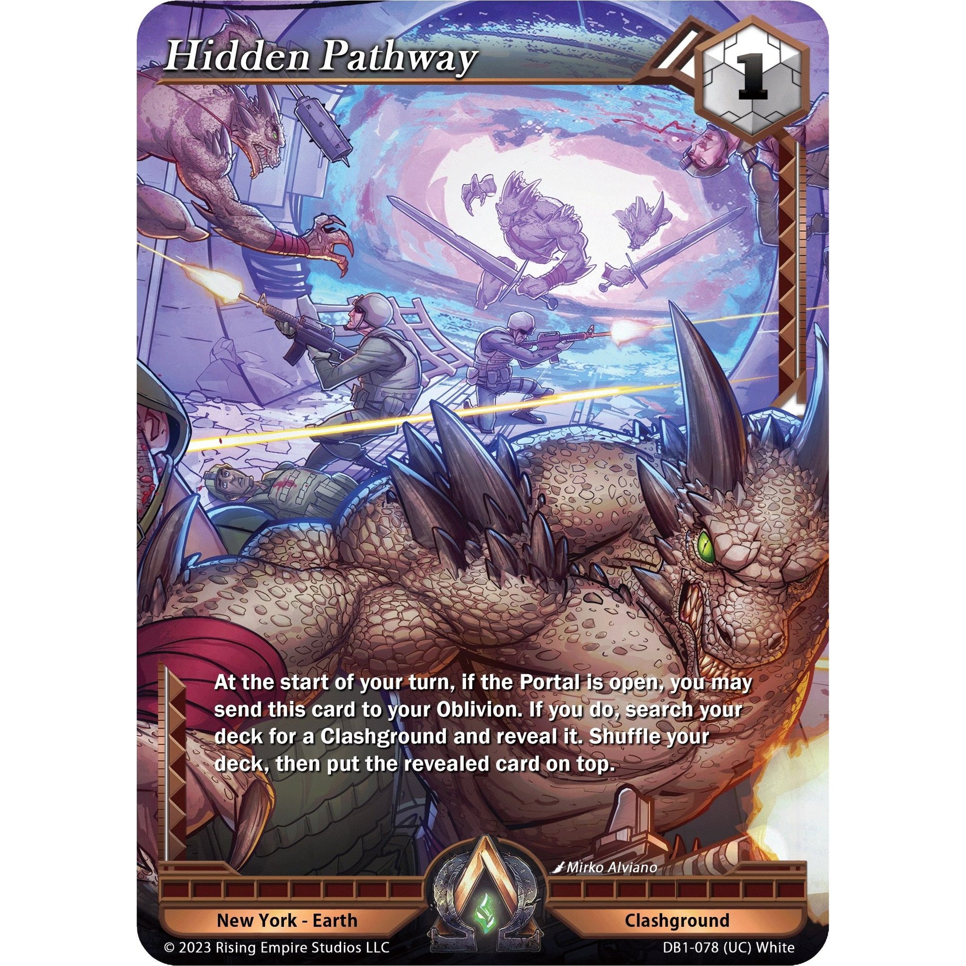 Image for Hidden Pathway (DB1-078) (DB1) - Alpha Clash