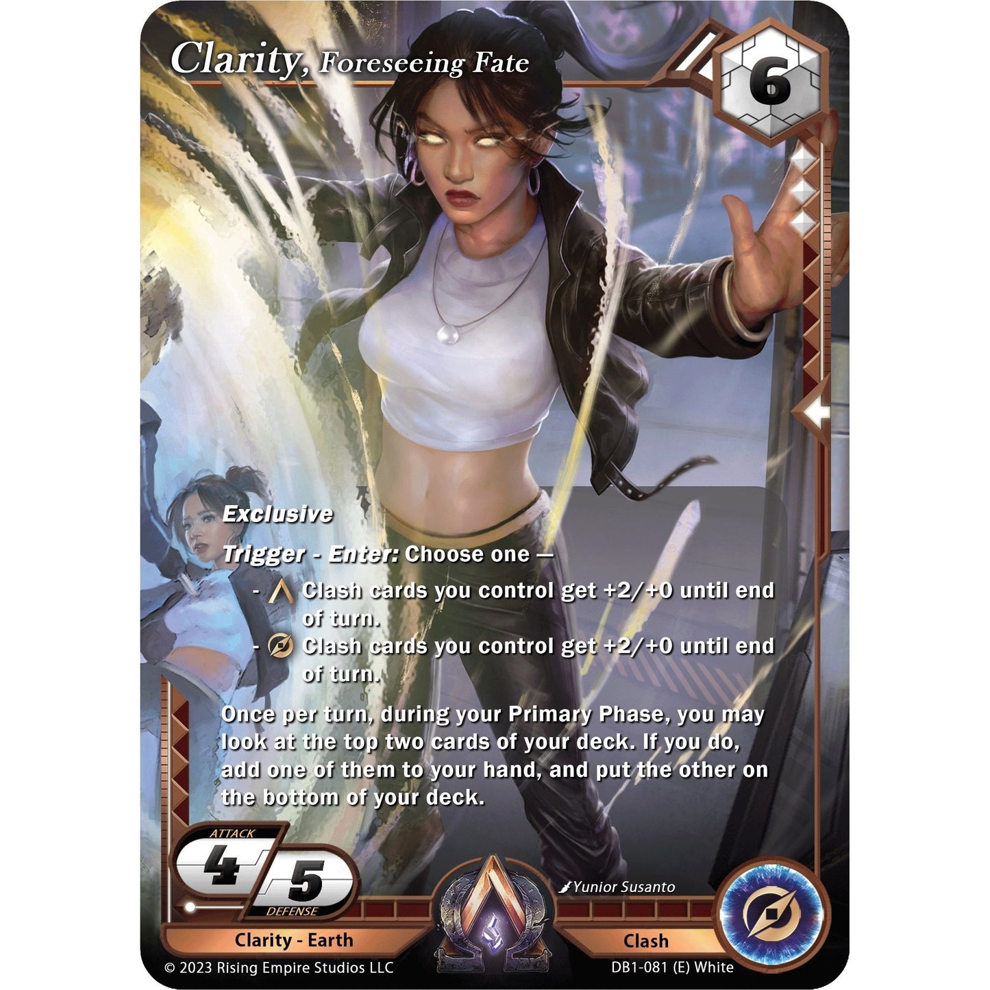 Image for Clarity, Foreseeing Fate (DB1-081) (DB1) - Alpha Clash
