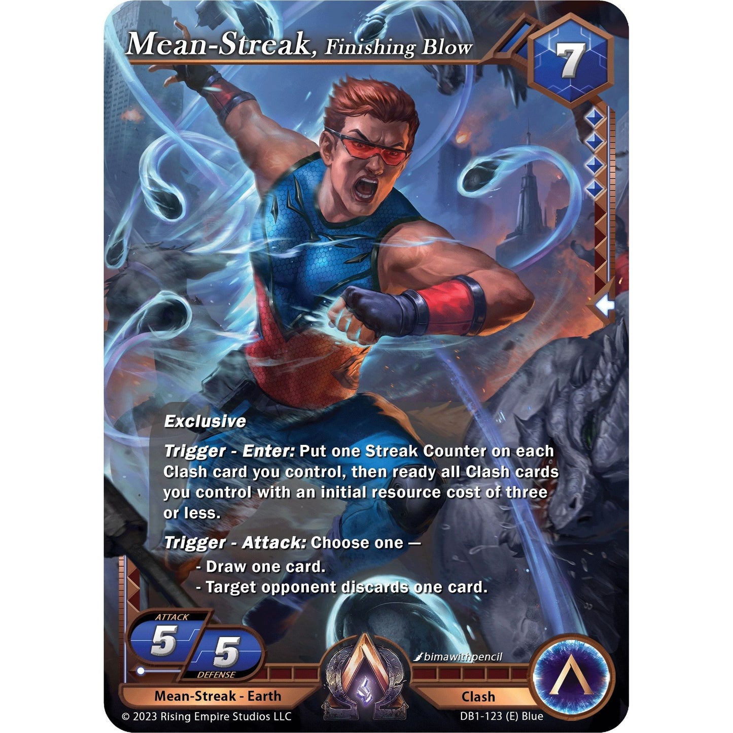 Image for Mean-Streak, Finishing Blow (DB1-123) (DB1) - Alpha Clash