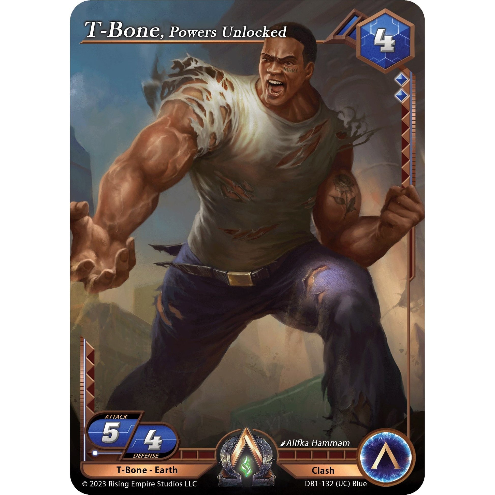Image for T-Bone, Powers Unlocked (DB1-132) (DB1) - Alpha Clash