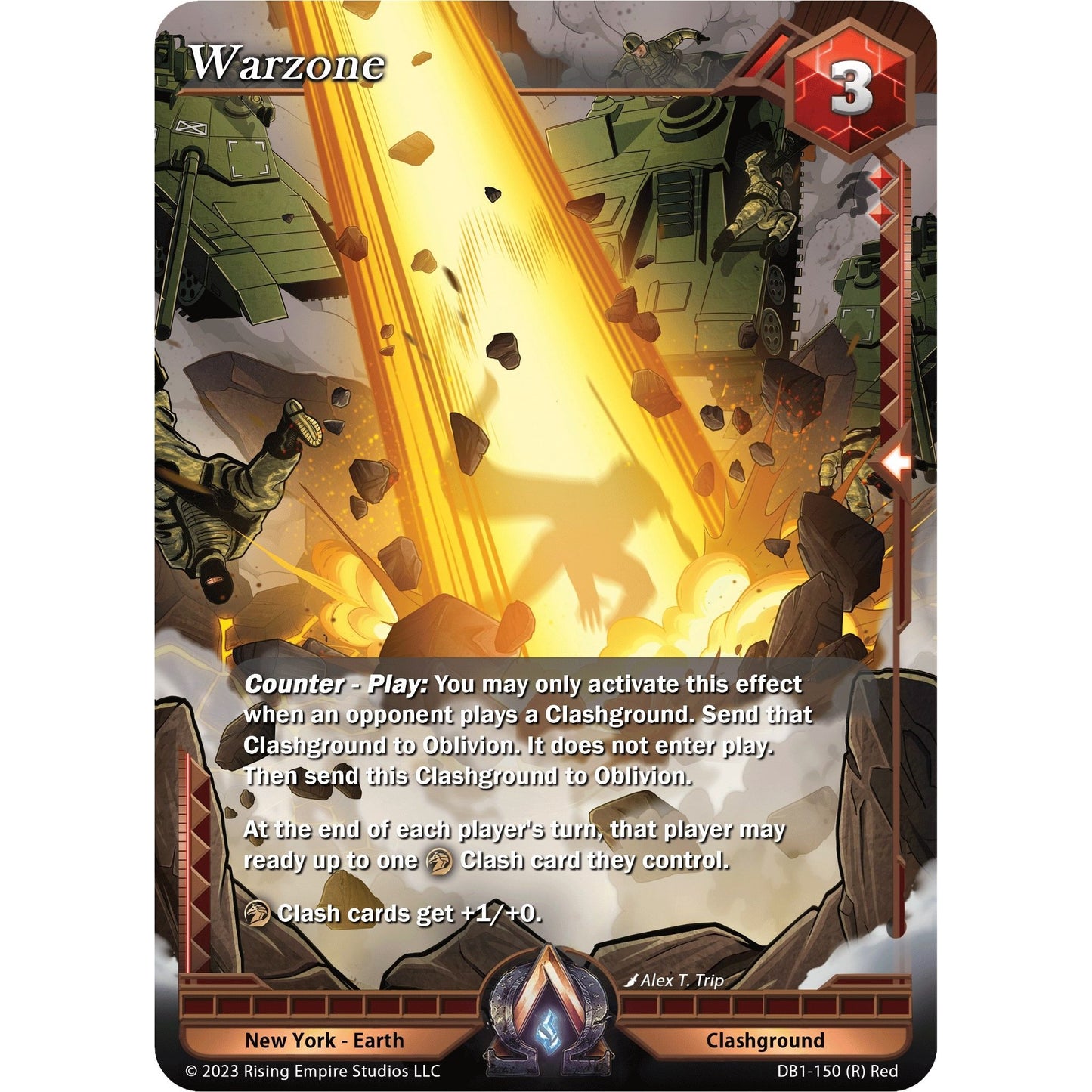 Image for Warzone (DB1-150) (DB1) - Alpha Clash