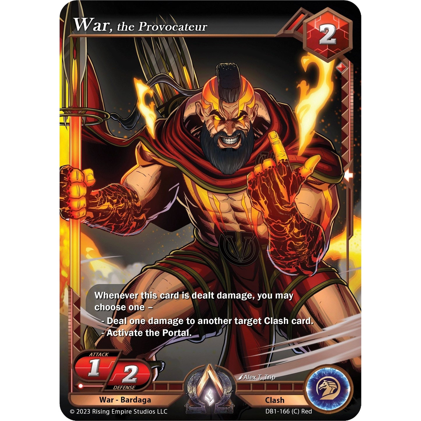 Image for War, the Provocateur (DB1-166) (DB1) - Alpha Clash