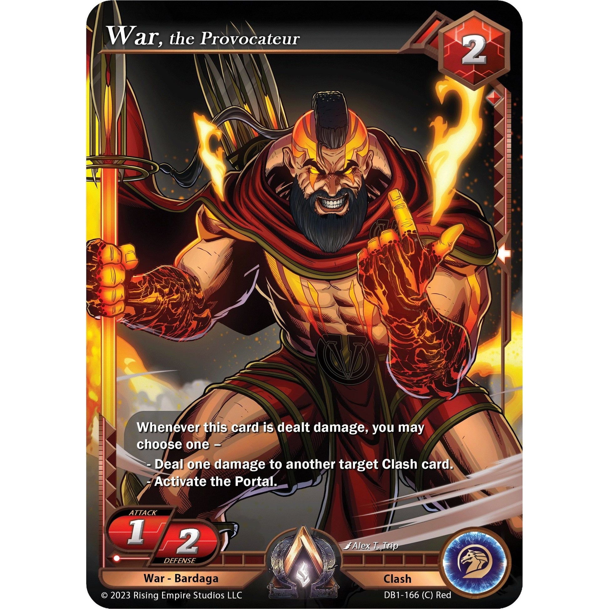Image for War, the Provocateur (DB1-166) (DB1) - Alpha Clash