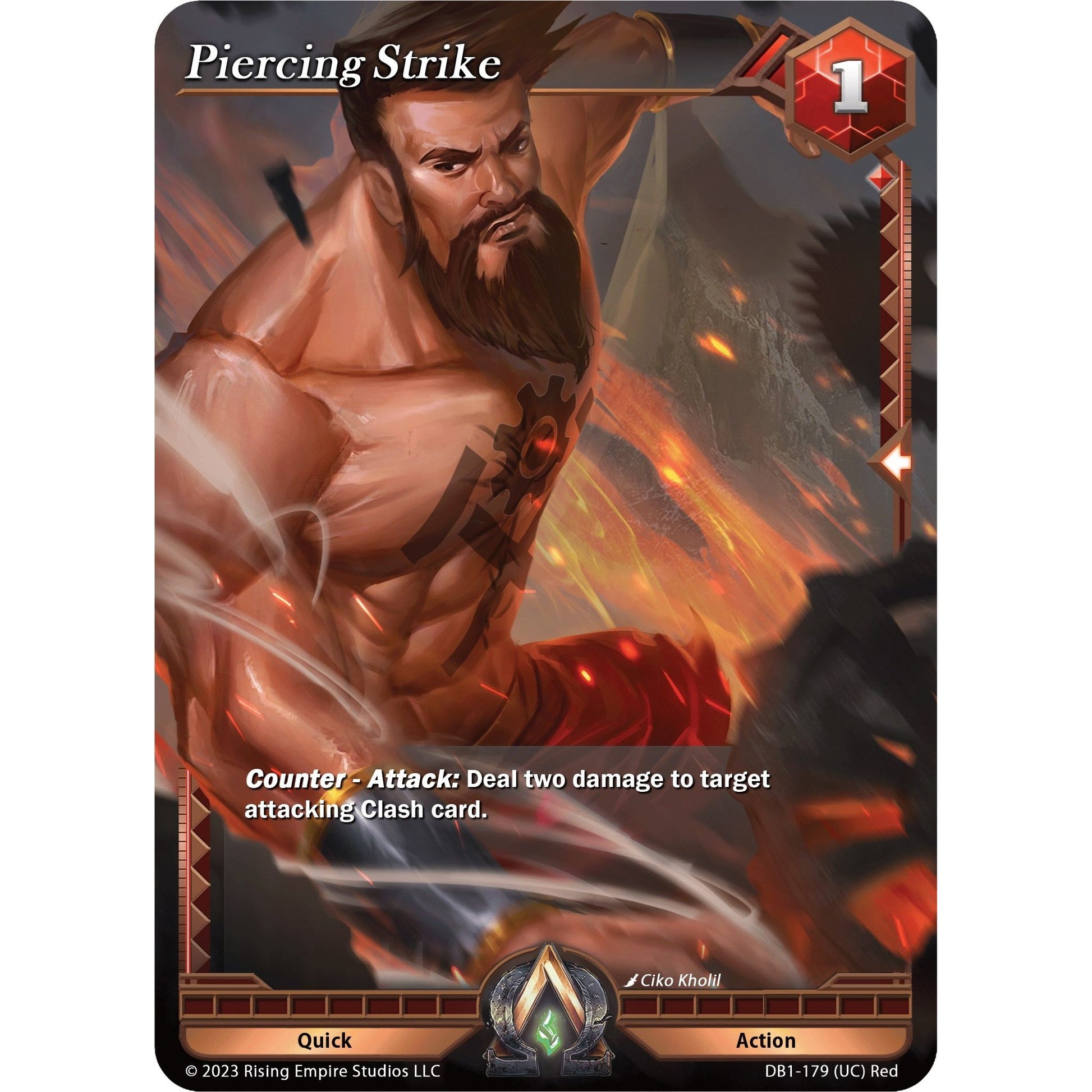 Image for Piercing Strike (DB1-179) (DB1) - Alpha Clash