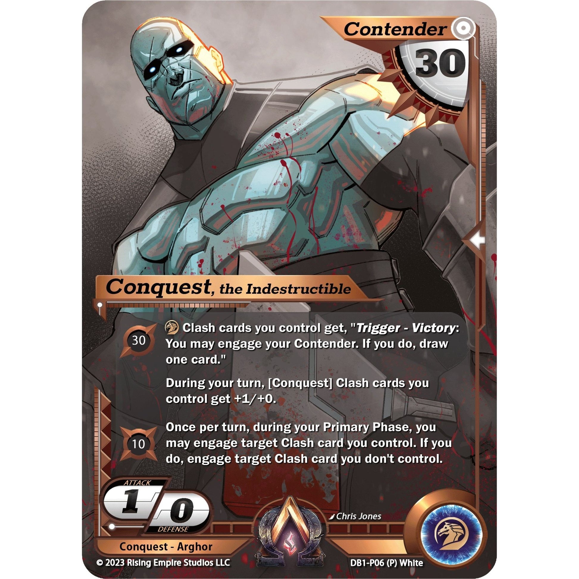 Image for Conquest, the Indestructible (Monochrome) (DB1-P06) (DB1) - Alpha Clash