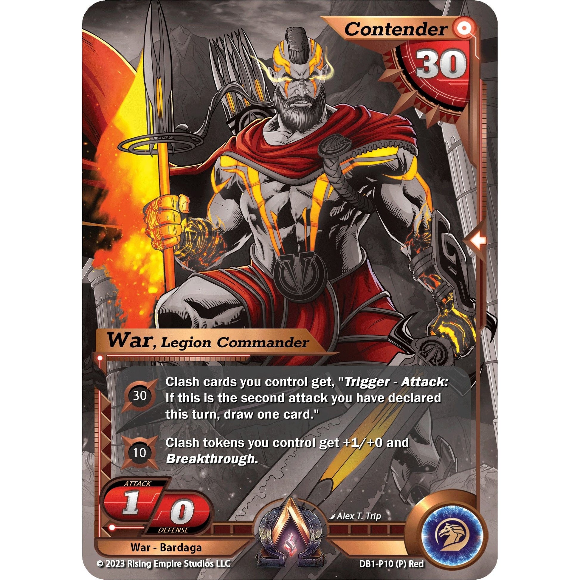 Image for War, Legion Commander (Monochrome) (DB1-P10) (DB1) - Alpha Clash