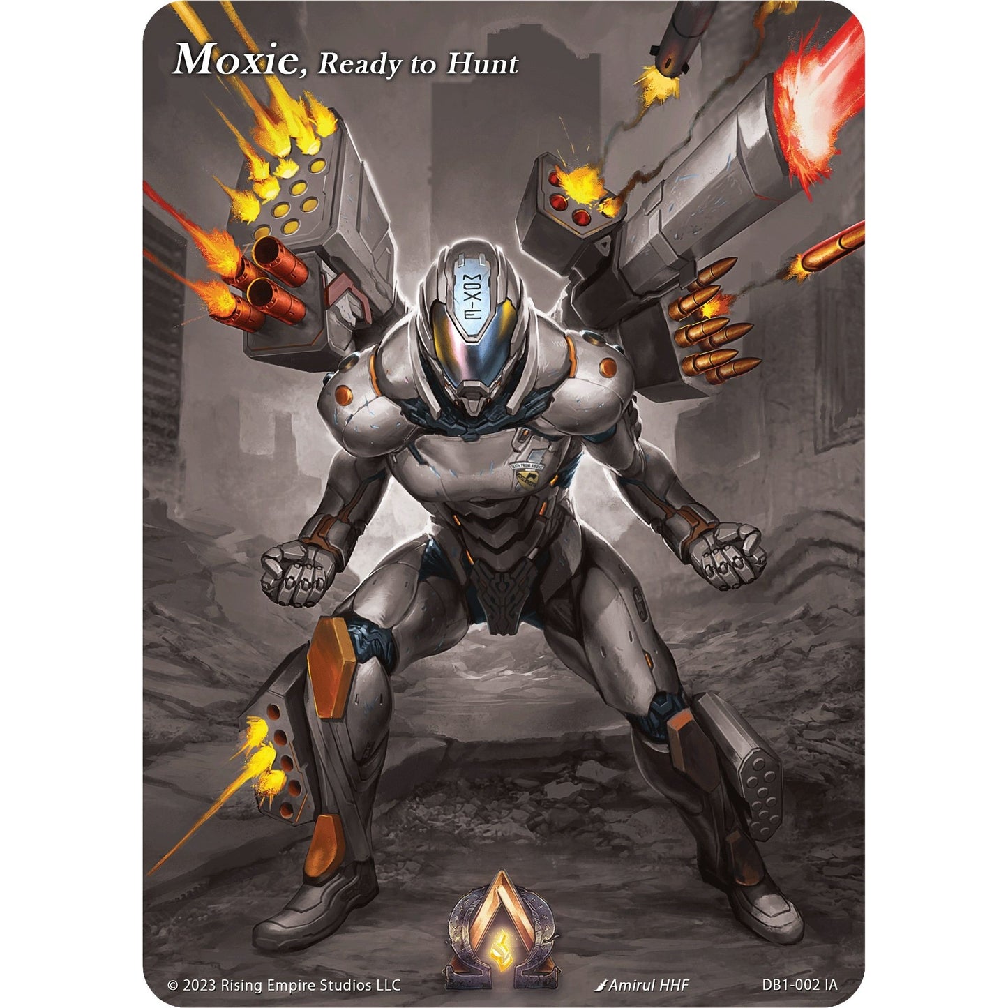Image for Moxie, Ready to Hunt (Iconic Art) (DB1-002 IA) (DB1) - Alpha Clash
