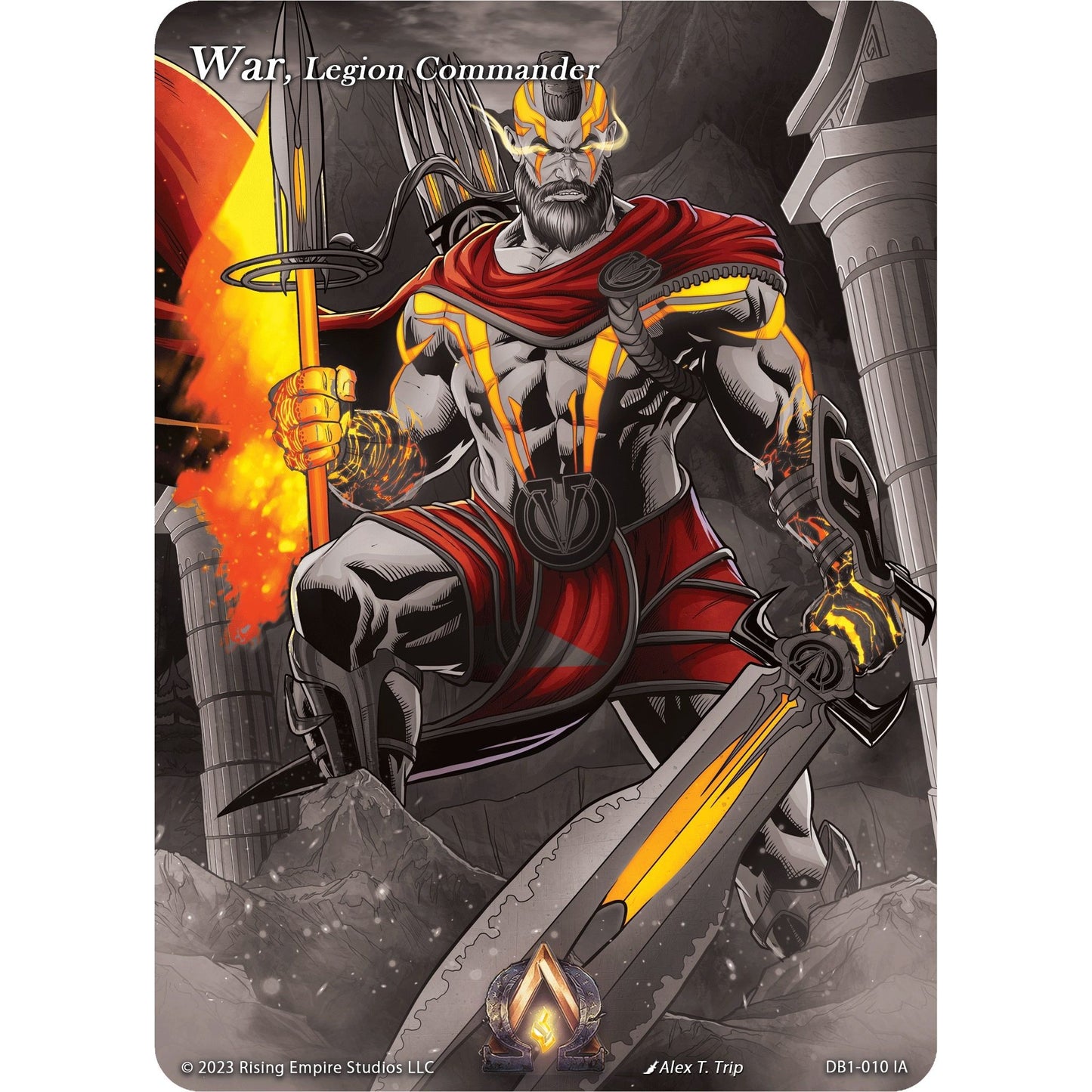 Image for War, Legion Commander (Iconic Art) (DB1-010 IA) (DB1) - Alpha Clash