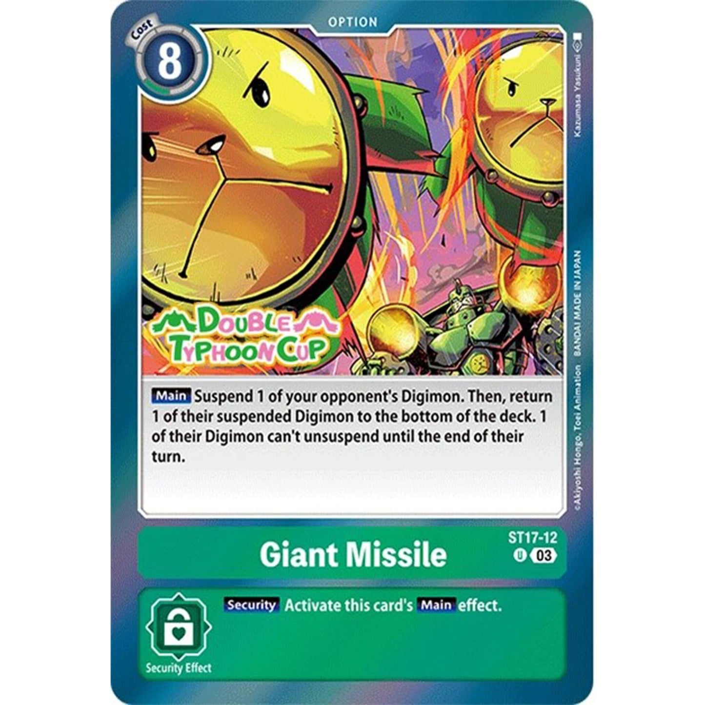 Image for Giant Missile (ST17-12 U) (ST17_PR) - Digimon Card Game