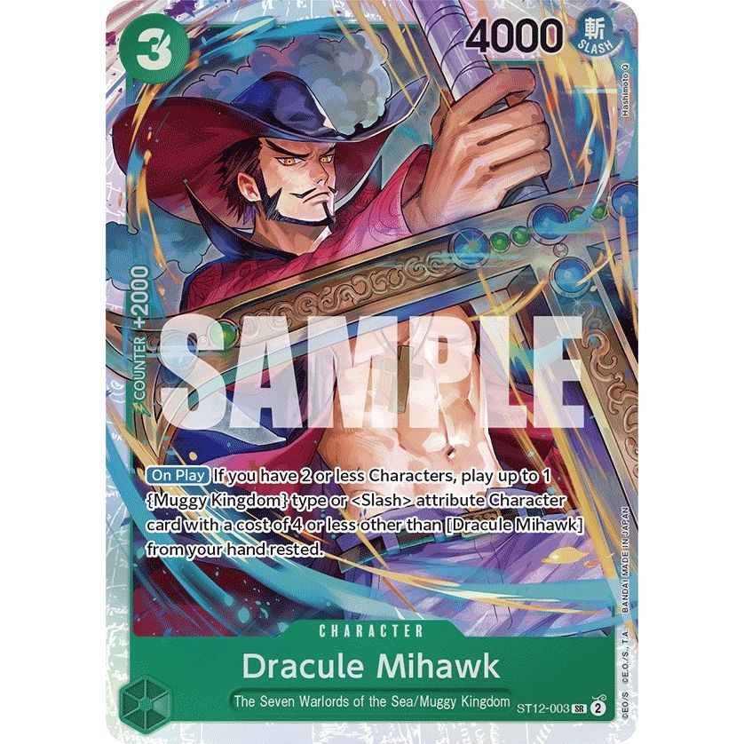 Image for Dracule Mihawk (ST12-003) (ST-12) - One Piece Card Game
