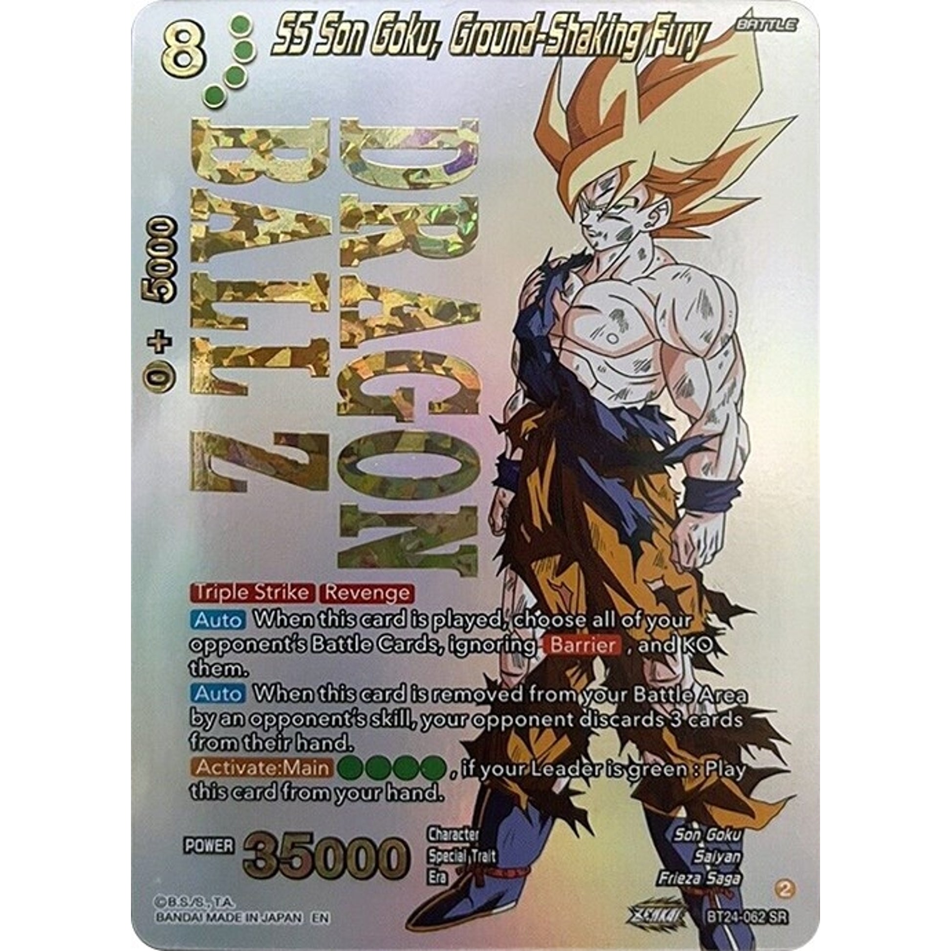 Image for SS Son Goku, Ground-Shaking Fury (Collector Booster Holo) (BT24-062) (BT24) - Dragon Ball Super: Masters