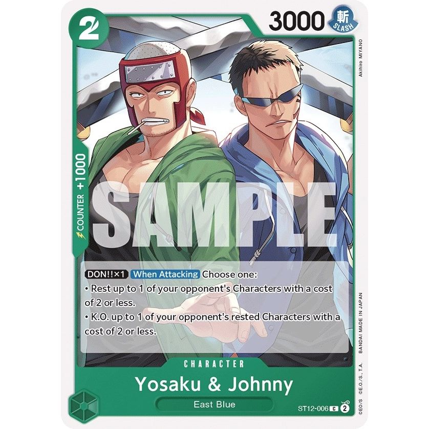 Image for Yosaku & Johnny (ST12-006) (ST-12) - One Piece Card Game