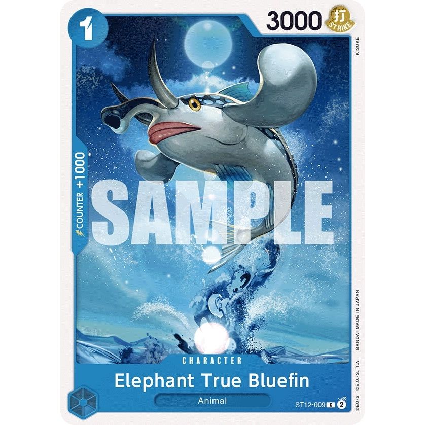 Image for Elephant True Bluefin (ST12-009) (ST-12) - One Piece Card Game