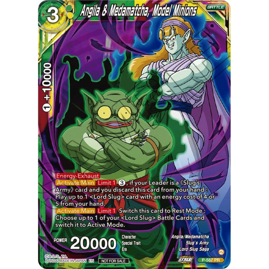 Image for Angila & Medamatcha, Model Minions (Zenkai Series Tournament Pack Vol.7) (P-587) (TPR) - Dragon Ball Super: Masters