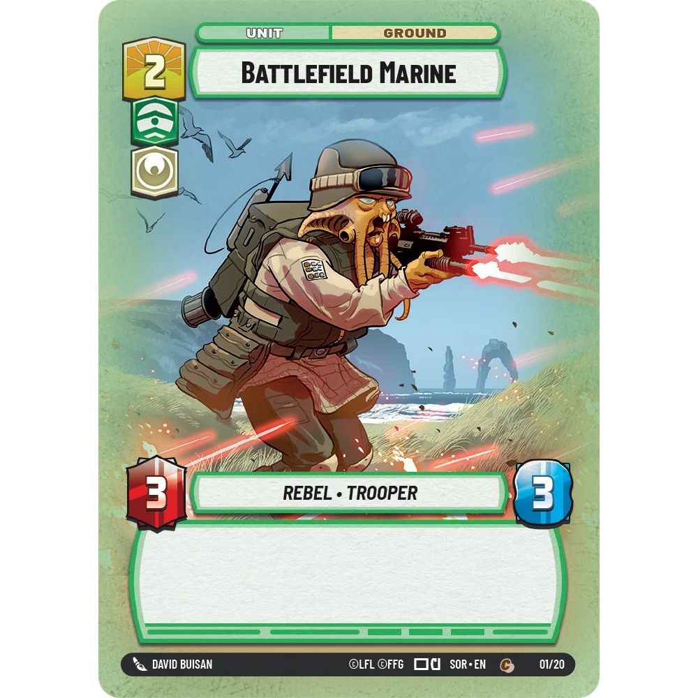 Image for Battlefield Marine (01/20) (SOR-WPP) - Star Wars: Unlimited
