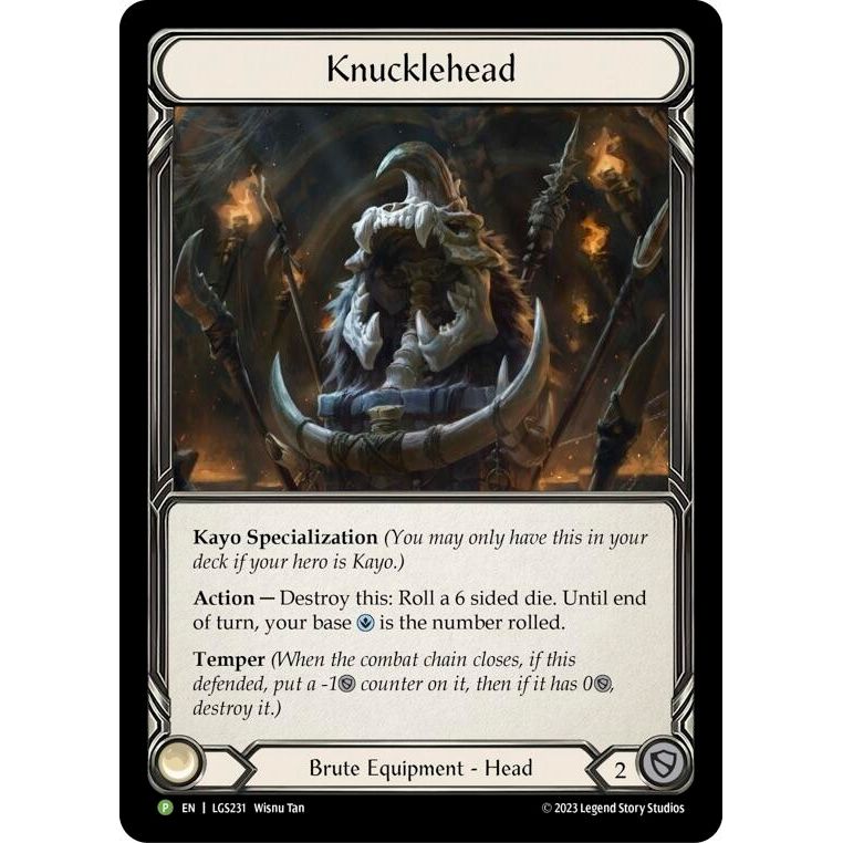 Image for Knucklehead - LGS231 (LGS231) (PR) - Flesh and Blood TCG
