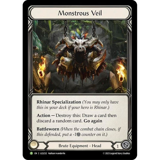 Image for Monstrous Veil - LGS232 (LGS232) (PR) - Flesh and Blood TCG