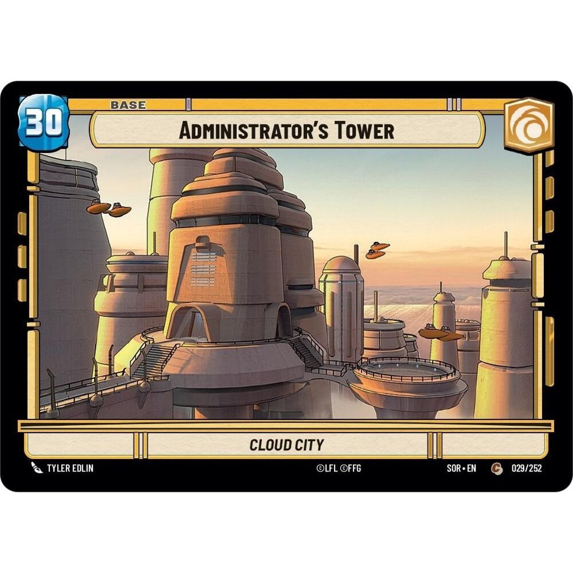 Image for Administrator's Tower // Shield (29 // T02) (SOR) - Star Wars: Unlimited