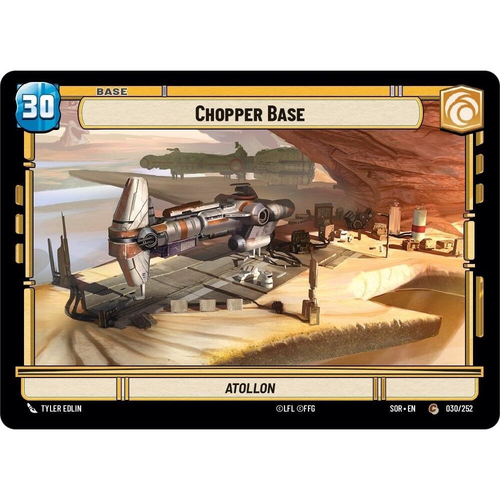 Image for Chopper Base // Experience (30 // T01) (SOR) - Star Wars: Unlimited