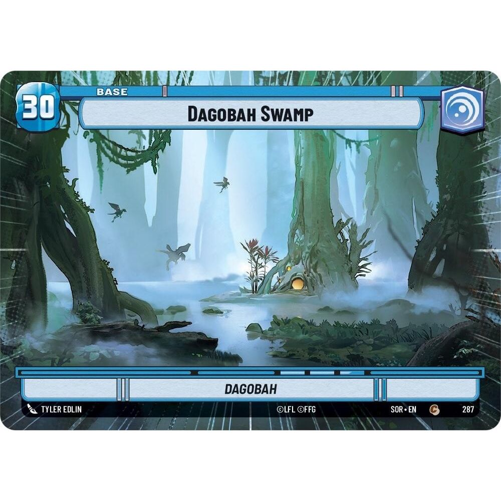 Image for Dagobah Swamp // Shield (Hyperspace) (287 // T04) (SOR) - Star Wars: Unlimited