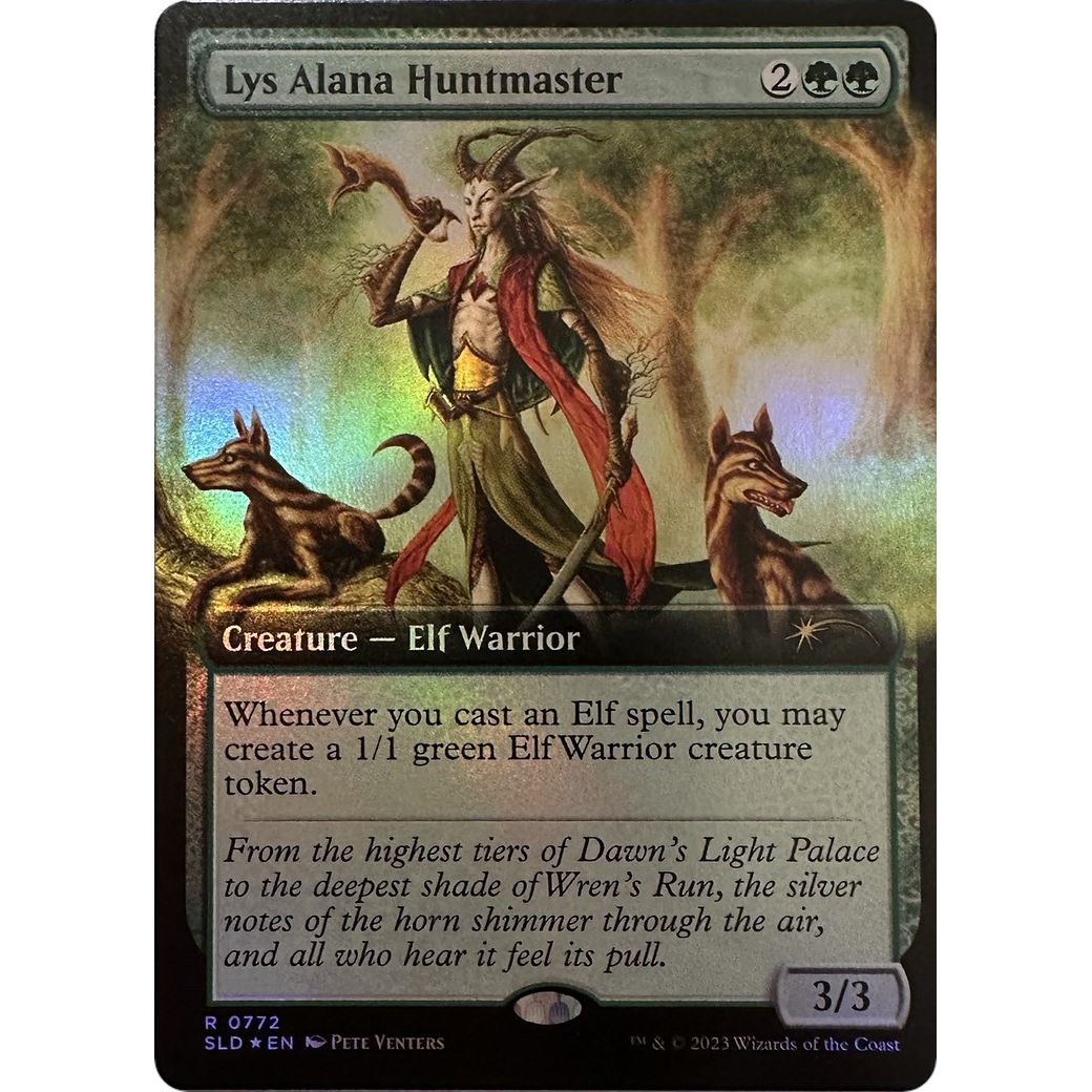 Image for Lys Alana Huntmaster (Extended Art) (772) (SLD) - Magic: The Gathering