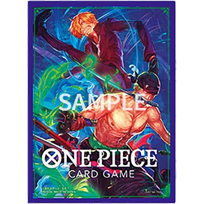 Image for One Piece Card Game Official Sleeves: Assortment 5 - Zoro & Sanji (70-Pack) - Card Sleeves