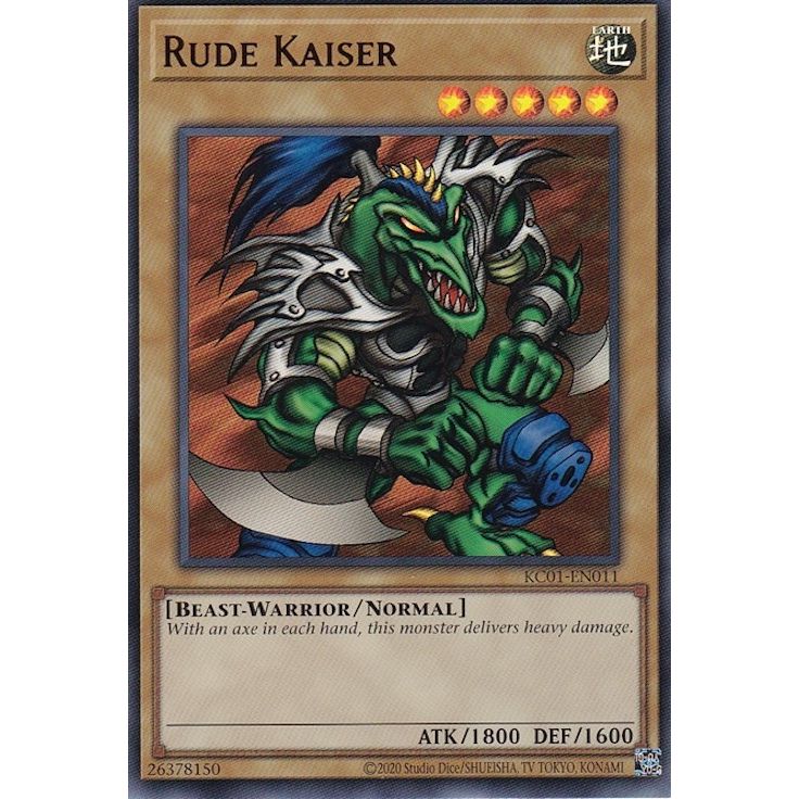 Image for Rude Kaiser (KC01-EN011) (KC01) - YuGiOh