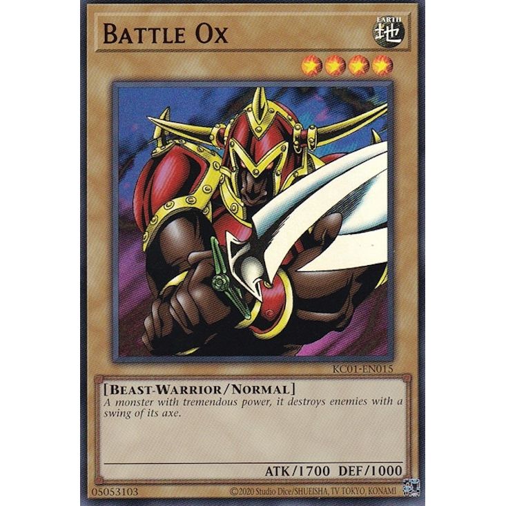 Image for Battle Ox (KC01-EN015) (KC01) - YuGiOh