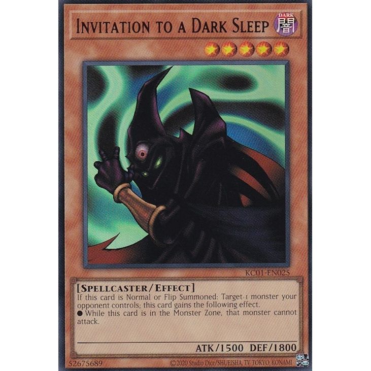 Image for Invitation to a Dark Sleep (KC01-EN025) (KC01) - YuGiOh