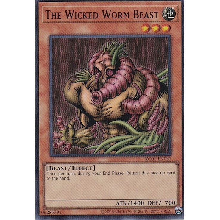 Image for The Wicked Worm Beast (KC01-EN031) (KC01) - YuGiOh