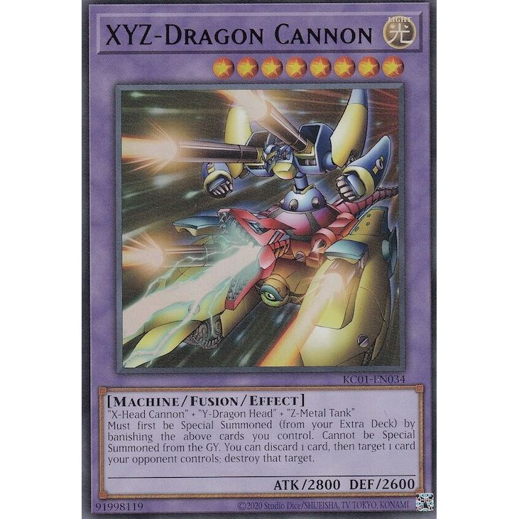 Image for XYZ-Dragon Cannon (Japanese Artwork) (KC01-EN034) (KC01) - YuGiOh