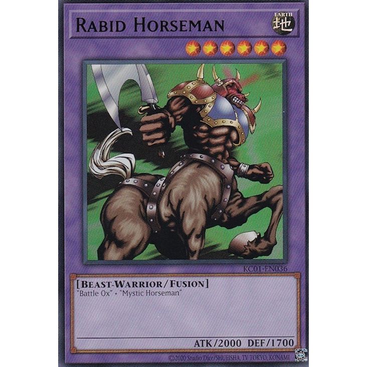Image for Rabid Horseman (KC01-EN036) (KC01) - YuGiOh