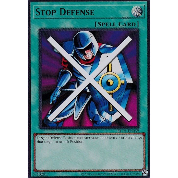Image for Stop Defense (KC01-EN039) (KC01) - YuGiOh