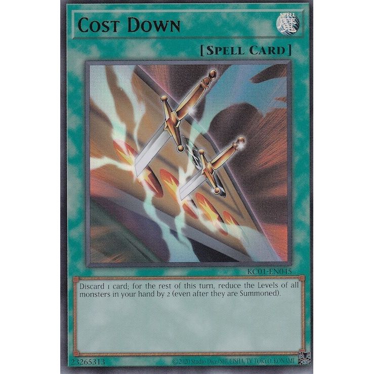 Image for Cost Down (KC01-EN045) (KC01) - YuGiOh