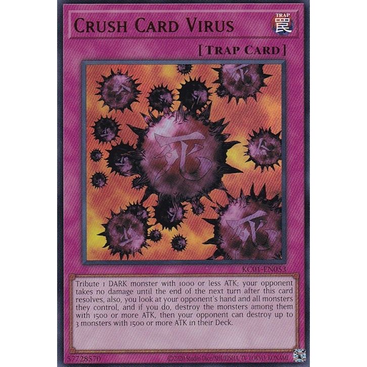 Image for Crush Card Virus (KC01-EN053) (KC01) - YuGiOh