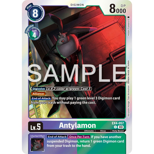 Image for Antylamon (Reprint) (EX4-057 C) (ST-17) - Digimon Card Game