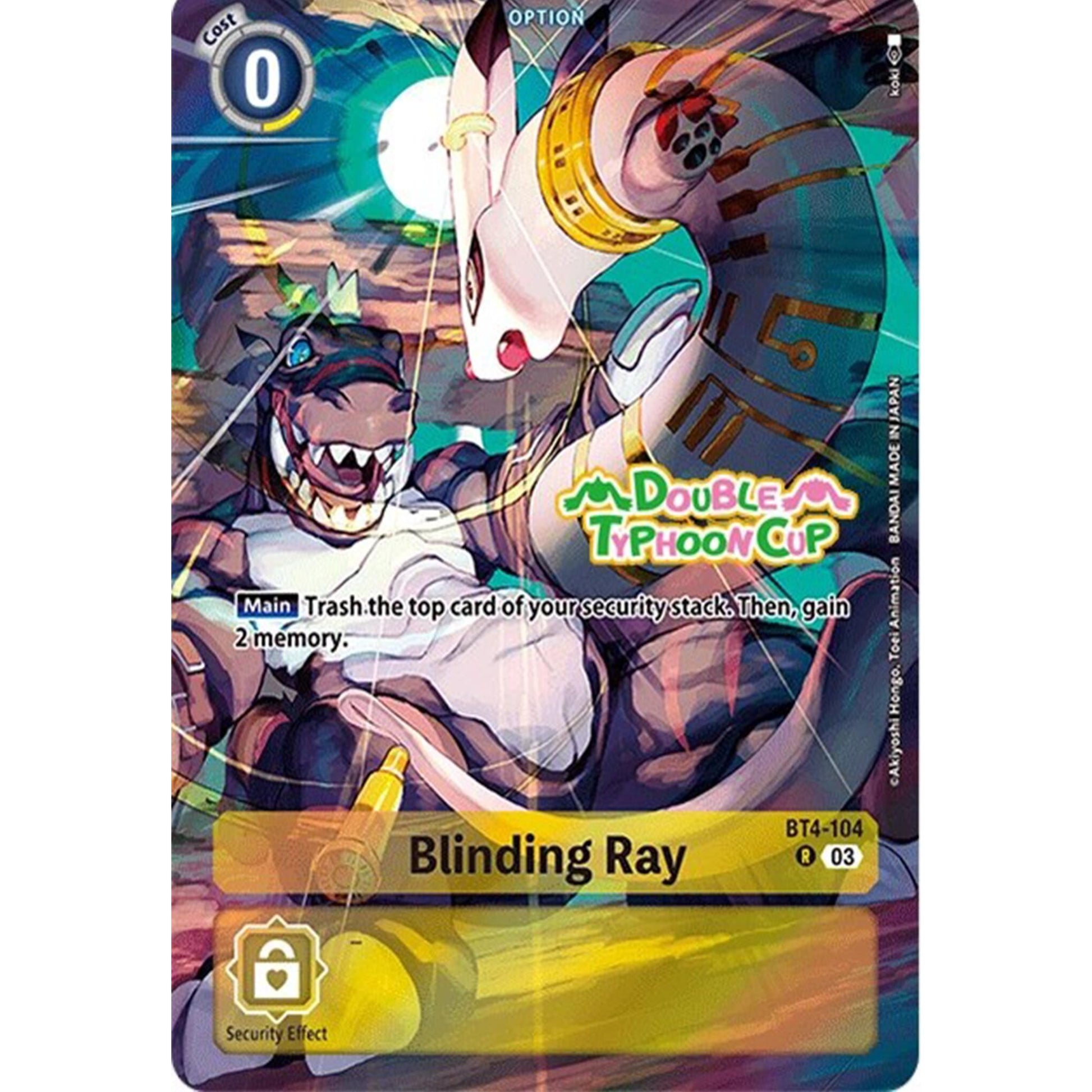 Image for Blinding Ray (Bonus Pack) (BT4-104 R) (ST17_PR) - Digimon Card Game