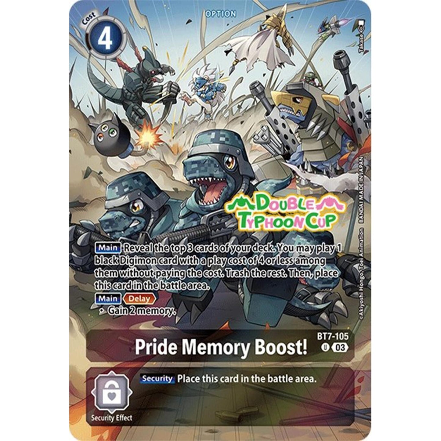 Image for Pride Memory Boost! (Bonus Pack) (BT7-105 U) (ST17_PR) - Digimon Card Game