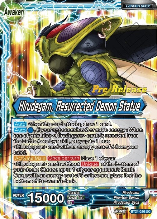 Image for Hirudegarn // Hirudegarn, Resurrected Demon Statue (BT24-026) (BT24_PR) - Dragon Ball Super: Masters
