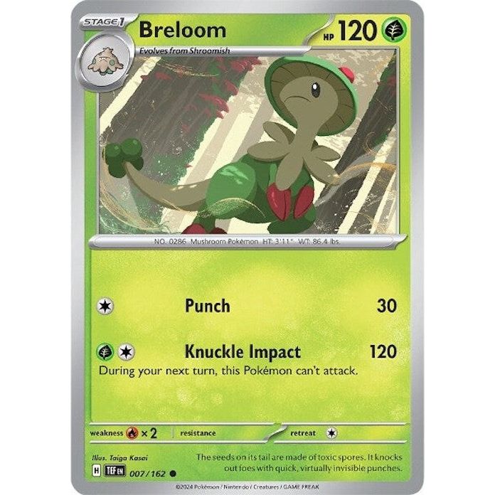 Image for Breloom (007/162) (TEF) - Pokemon