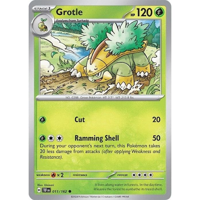 Image for Grotle (011/162) (TEF) - Pokemon