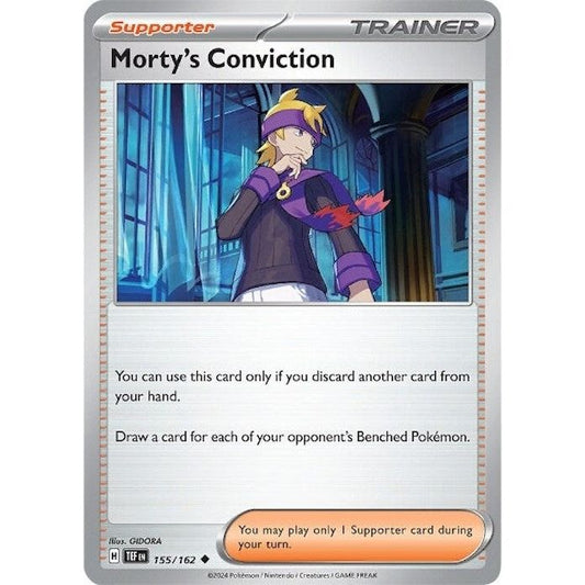 Image for Morty's Conviction (155/162) (TEF) - Pokemon